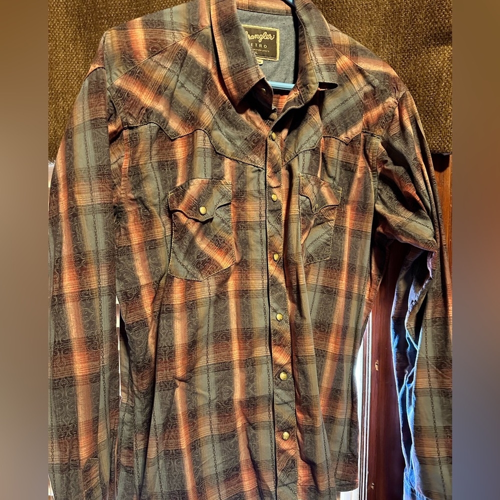 Men’s Wrangler Retro pearl snap shirt